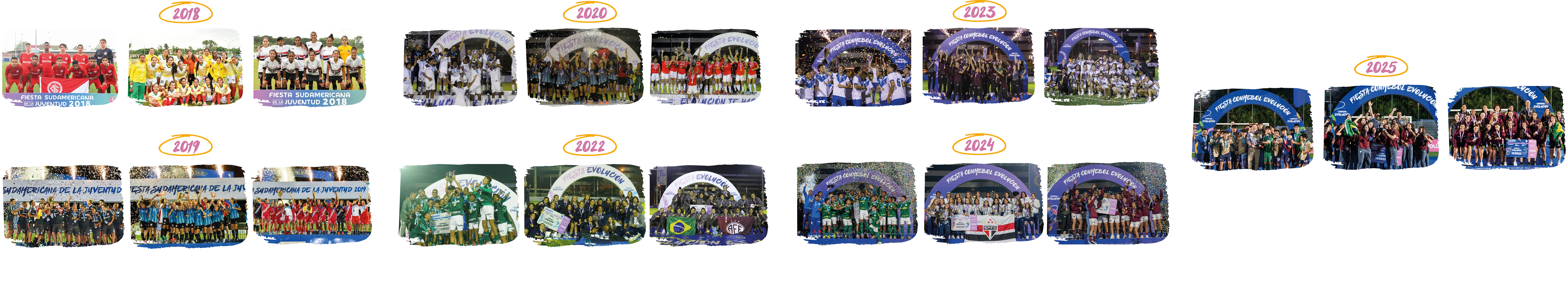 Campeones 2018 a 2025