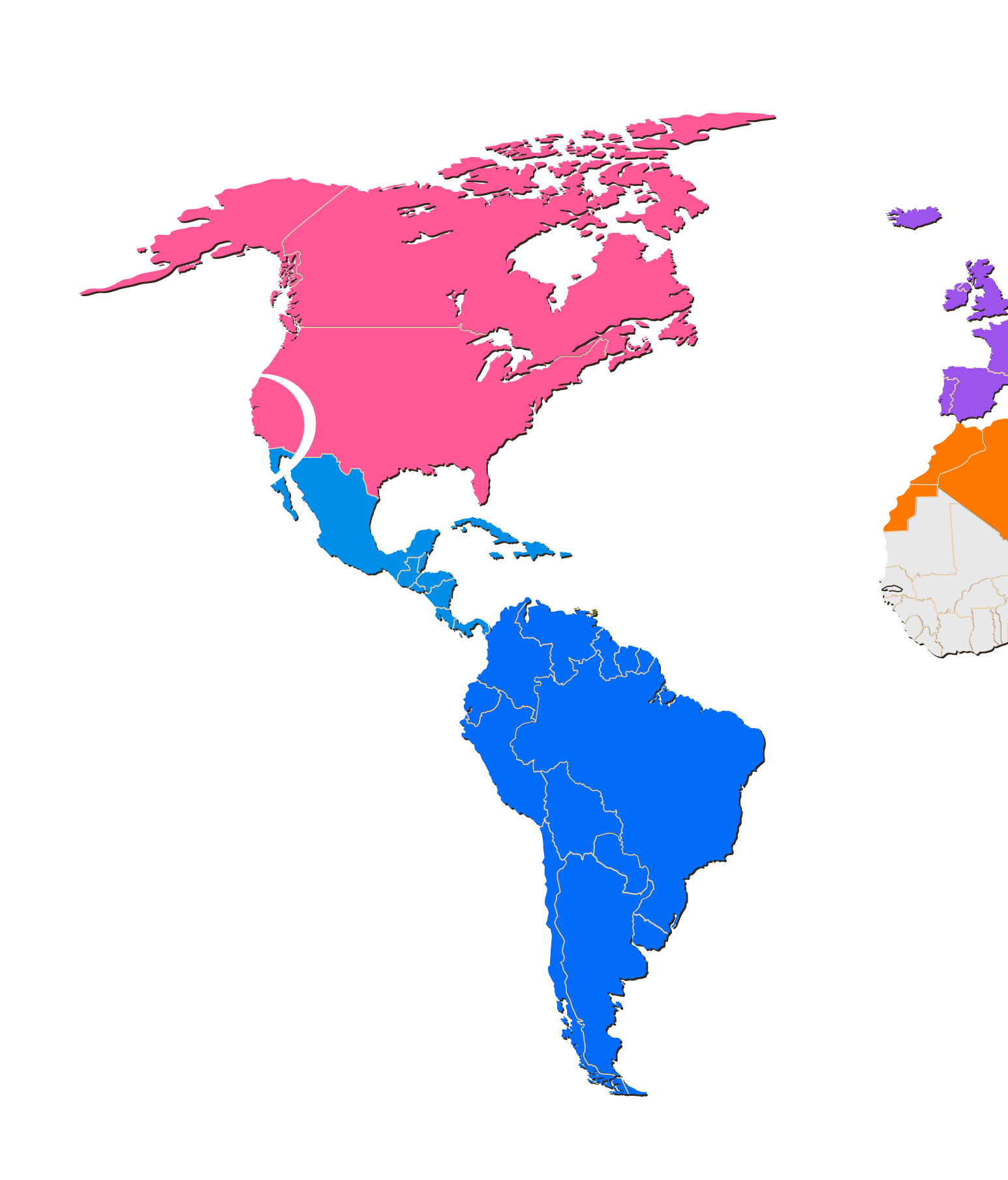 Mapa Sudamérica