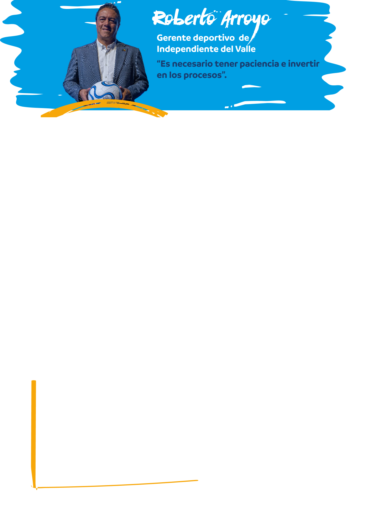 Roberto Arroyo - Gerente deportivo de Independiente del Valle