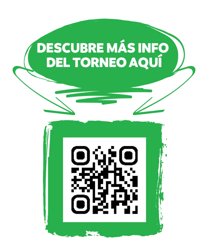 DESCUBRE MÁS INFO DEL TORNEO AQUÍ - QR YouTube playlist