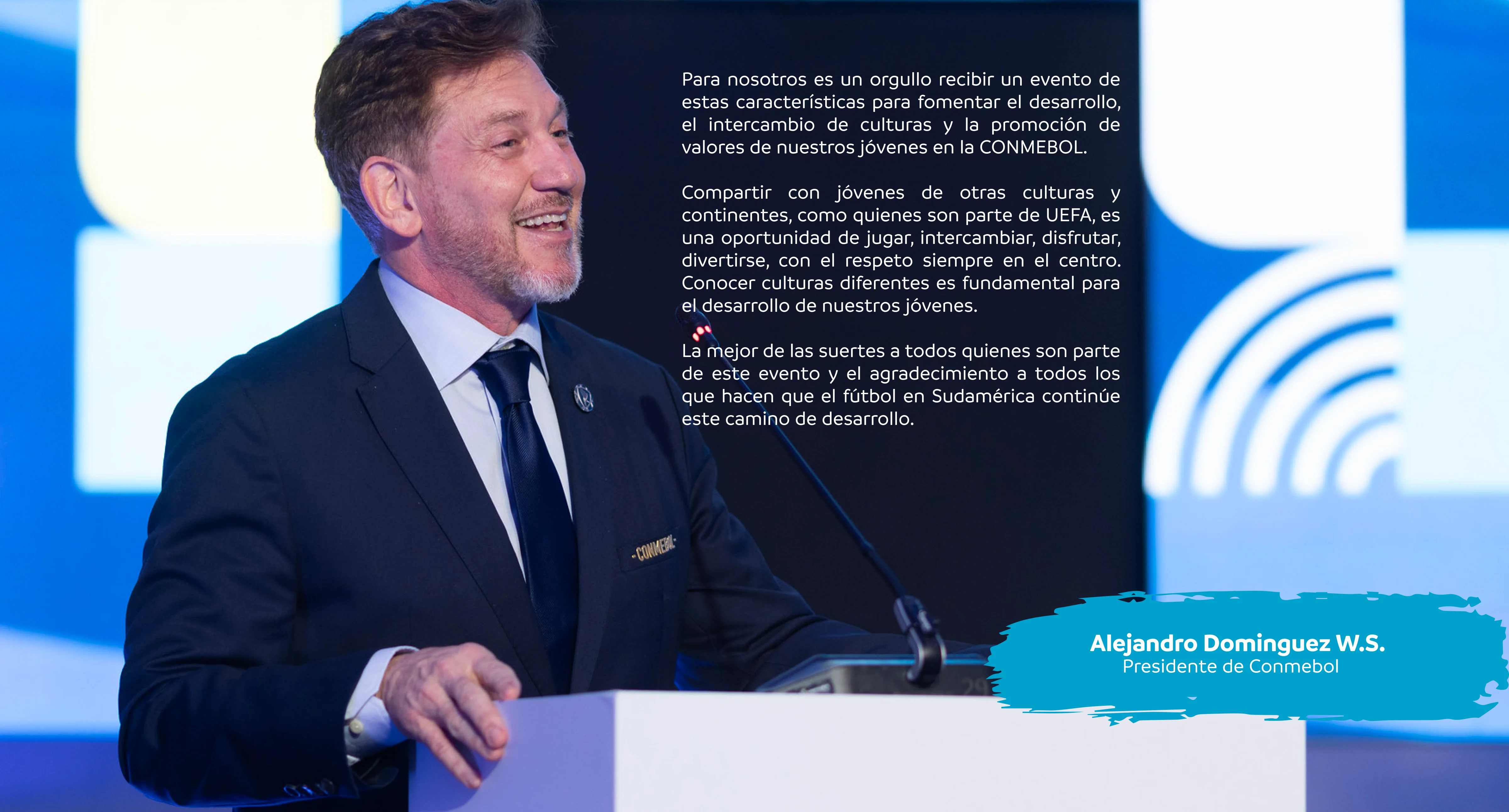 Palabras institucionales — Alejandro Domínguez