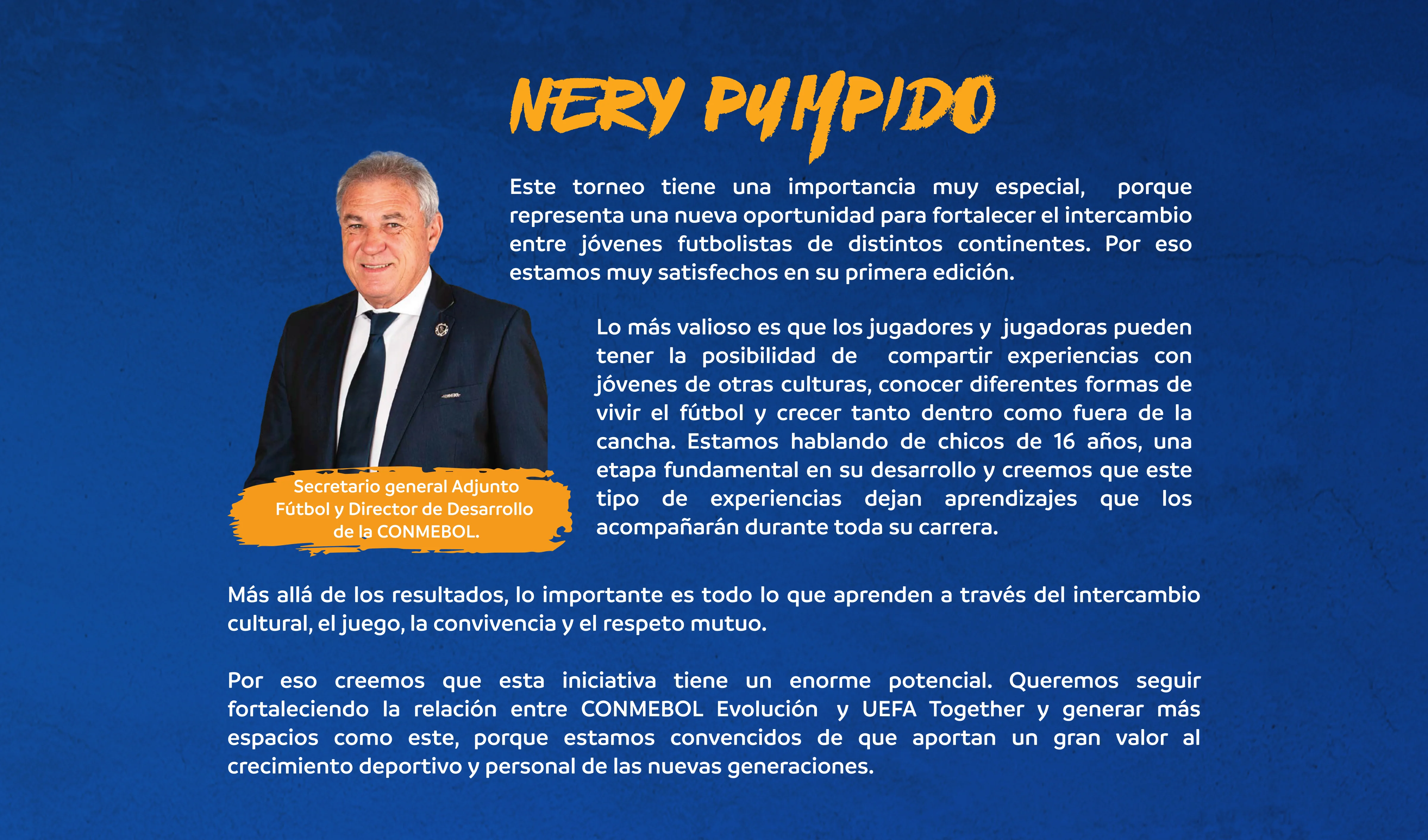 Testimonios — Nery Pumpido
