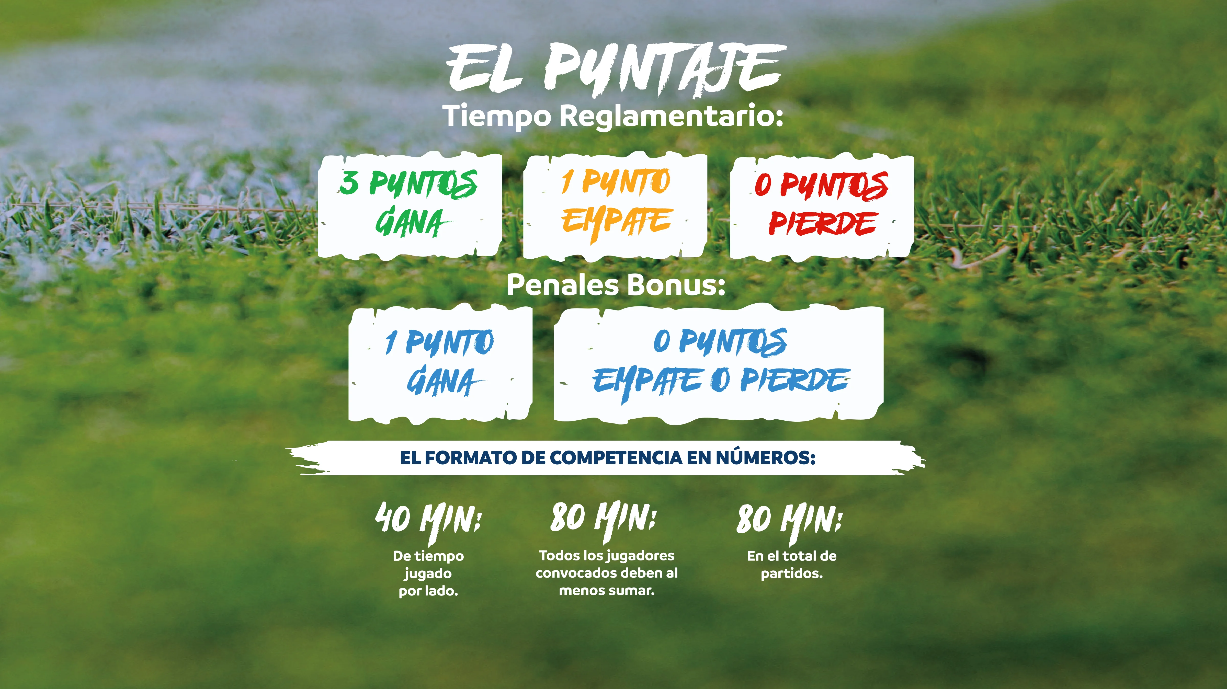 Puntaje del torneo