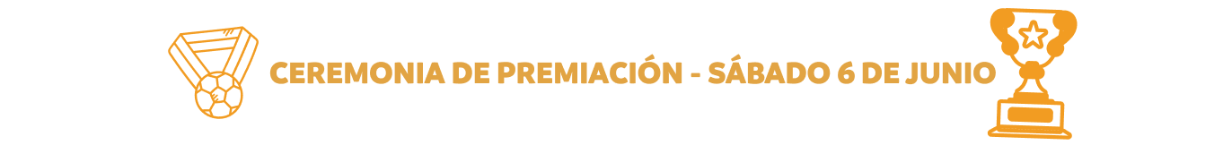 Ceremonia de Premiación — Sábado 6 de junio