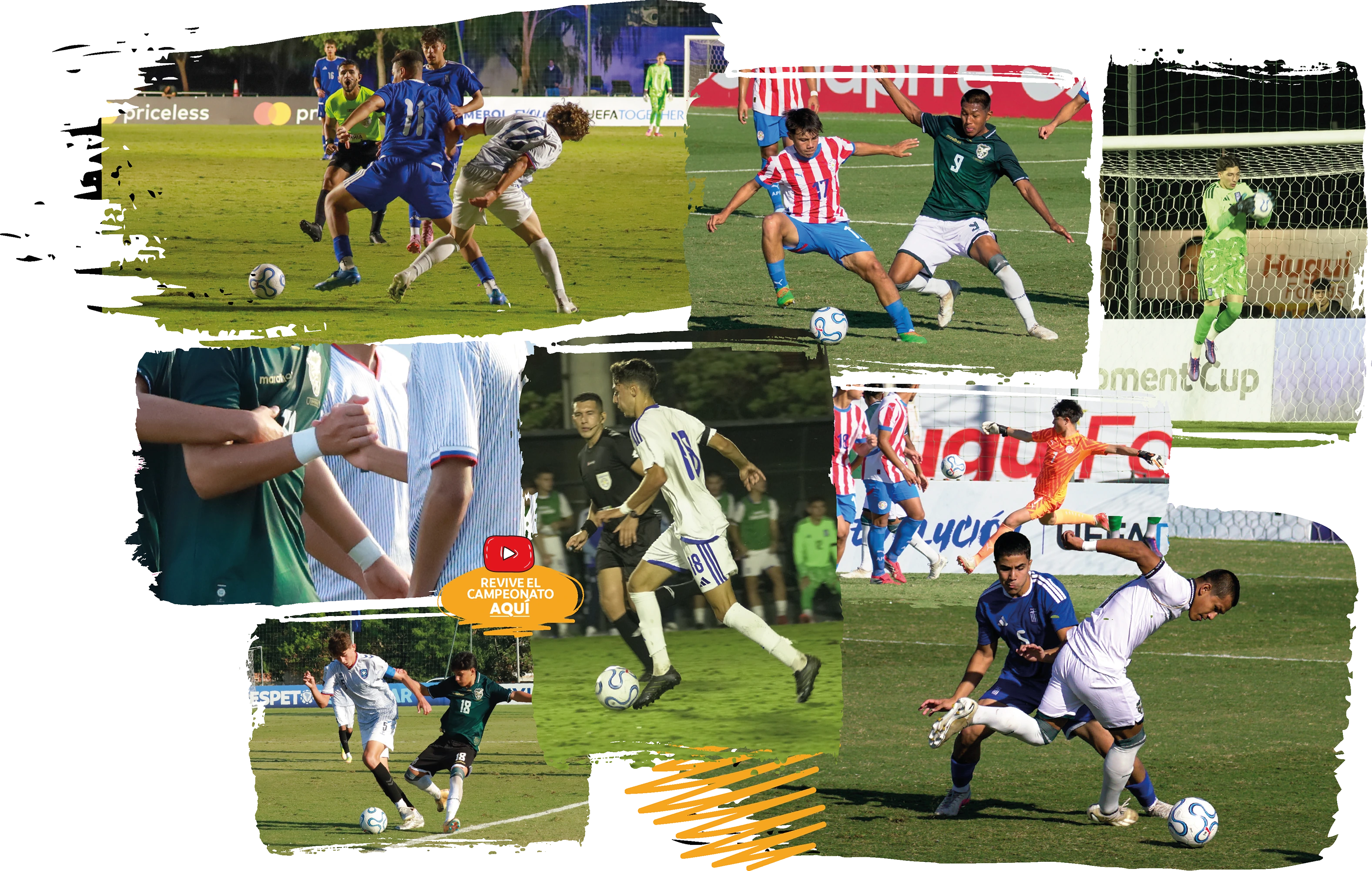 Collage 3 — fotos del U16 Development Cup